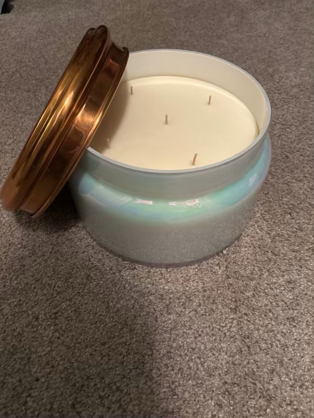 Anthropologie candle jar 5-wicks